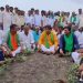 BJP Drought Study Team Led by R. Ashoka Protests in Pigeon Pea Field, Demands Relief for Farmers