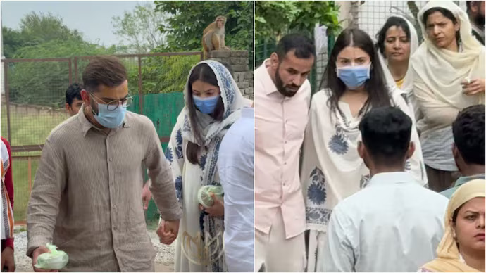 Anushka, Virat Visit Premanand Maharaj’s Ashram Again