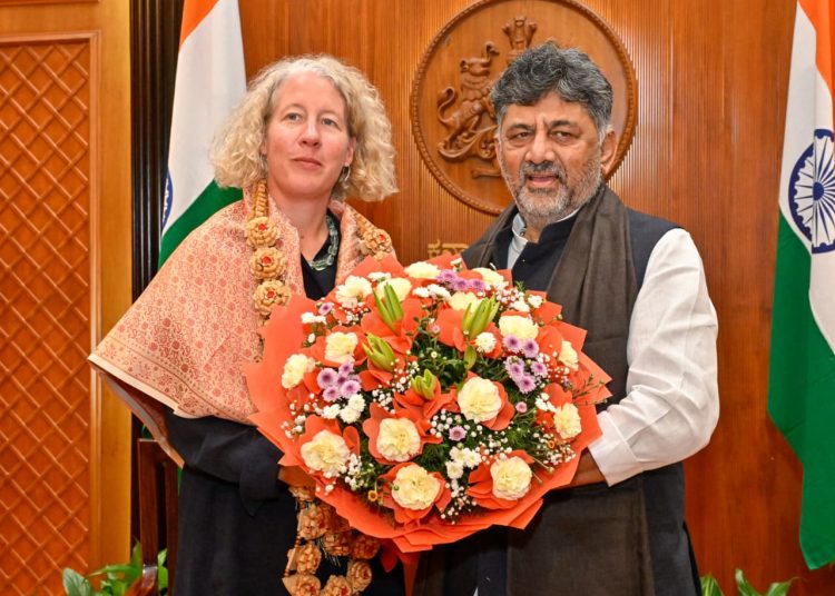 Luxembourg Envoy Meets Karnataka Chief Minister D.K. Shivakumar
