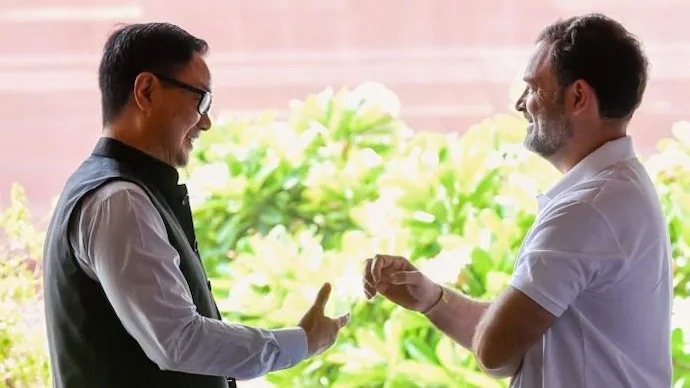 Rahul-Rijiju clash over women’s quota as delimitation row stalls Parliament