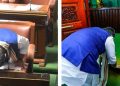 CM Shivakumar Bows Before Assembly Door, CM’s Chair Ahead of First Session