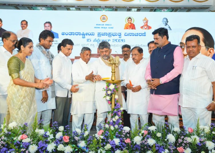 Democracy means dignity, not just voting: CM Shivakumar